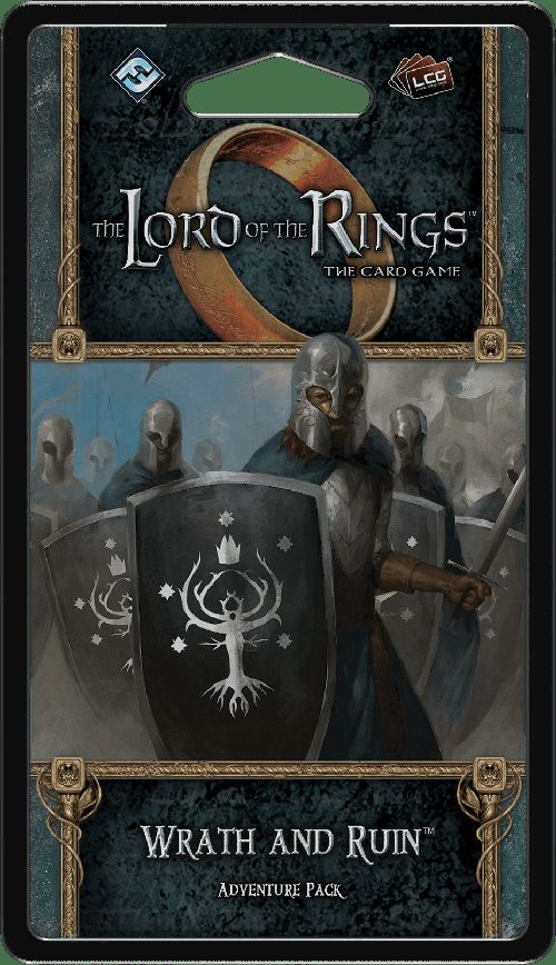Обложка игры The Lord of the Rings: The Card Game – Wrath and Ruin