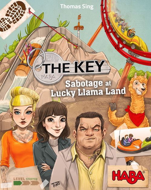 Обложка игры The Key: Sabotage at Lucky Llama Land