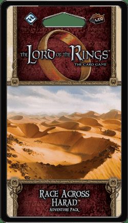 Обложка игры The Lord of the Rings: The Card Game – Race Across Harad