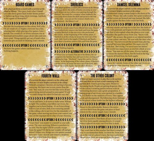 Dead of Winter: A Crossroads Game - BGG Crossroads Promo