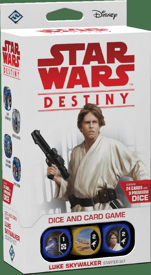 Обложка игры Star Wars: Destiny — Luke Skywalker Starter Set