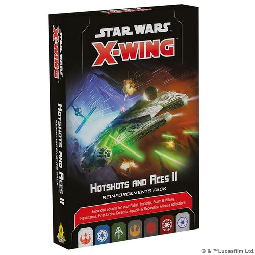Обложка игры Star Wars: X-Wing Second Edition - Hotshots and Aces II Reinforcements Pack