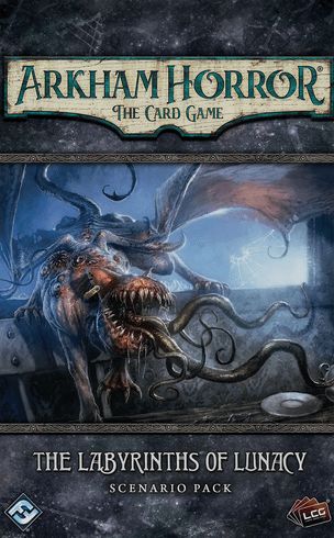 Обложка игры Ужас Аркхэма. Карточная игра: Лабиринты безумия