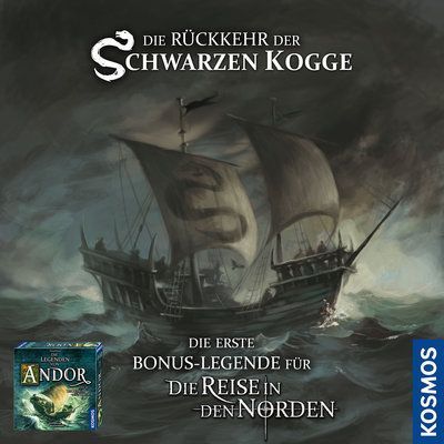 Обложка игры Legends of Andor: Journey to the North – Die Rückkehr der Schwarzen Kogge