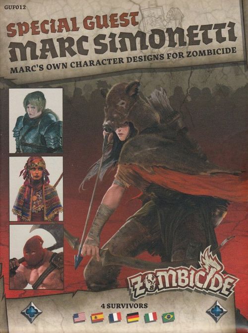 Обложка игры Zombicide: Black Plague Special Guest Box — Marc Simonetti