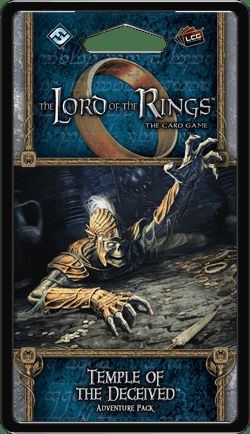 Обложка игры The Lord of the Rings: The Card Game – Temple of the Deceived