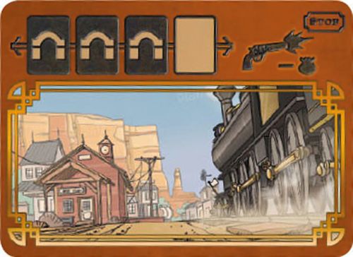 Colt Express: Le tunnel avant l'arrivée en gare