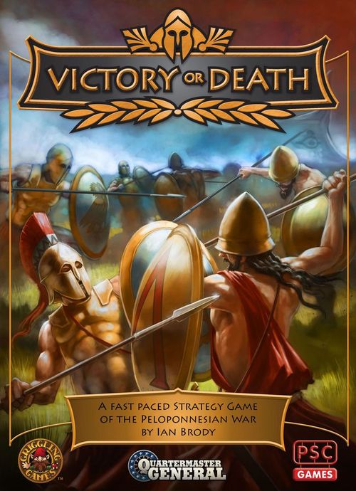 Обложка игры Quartermaster General – Victory or Death: The Peloponnesian War