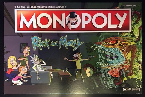 Обложка игры Монополия: Рик и Морти