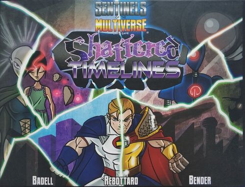 Обложка игры Sentinels of the Multiverse: Shattered Timelines