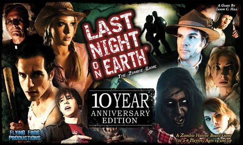 Обложка игры Last Night on Earth: The Zombie Game – 10 Year Anniversary Edition
