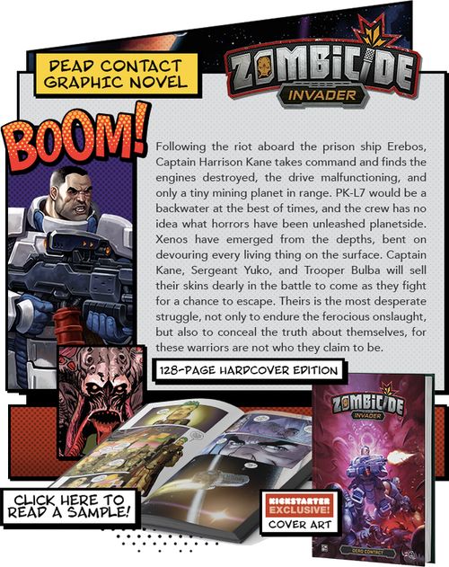 Zombicide: Invader Dead Contact Comic Book