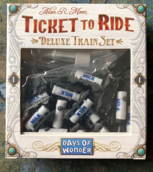 Ticket to Ride Promo Deluxe Train Set Milk Tankers