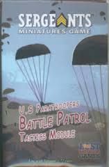 Sergeants Miniatures Game: US Paratrooper Battle Patrol Tactics Module