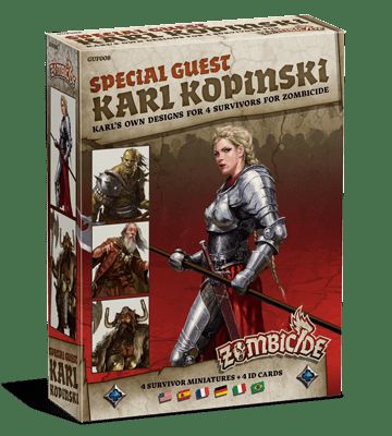 Обложка игры Zombicide: Black Plague Special Guest Box – Karl Kopinski
