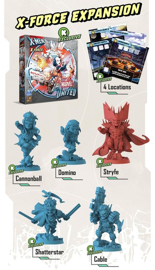 Marvel United: X-Men. X-Force Expansion