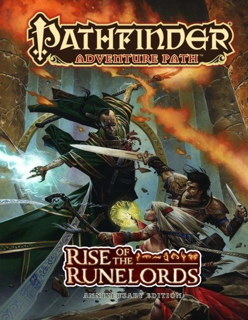 Обложка игры Pathfinder. Настольная ролевая игра. Путь приключений. Возвращение рунных властителей