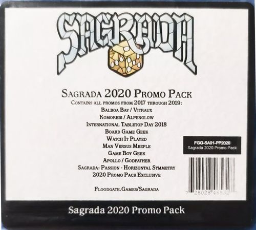 Обложка игры Sagrada: 2020 Promo Pack