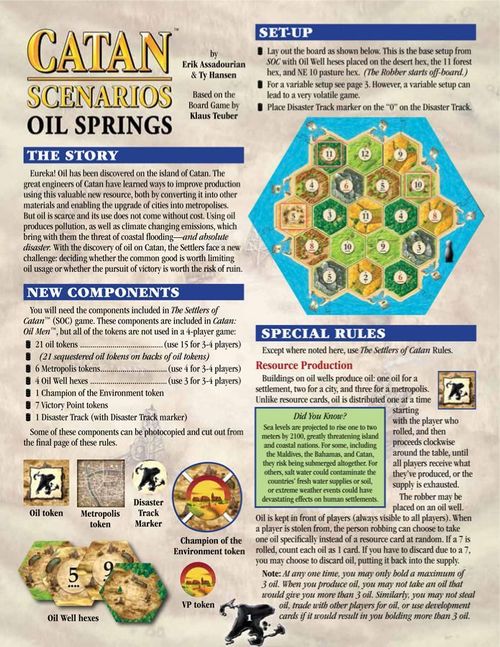 Обложка игры Catan: Oil Springs