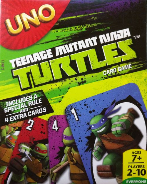 Обложка игры UNO Teenage Mutant Ninja Turtles