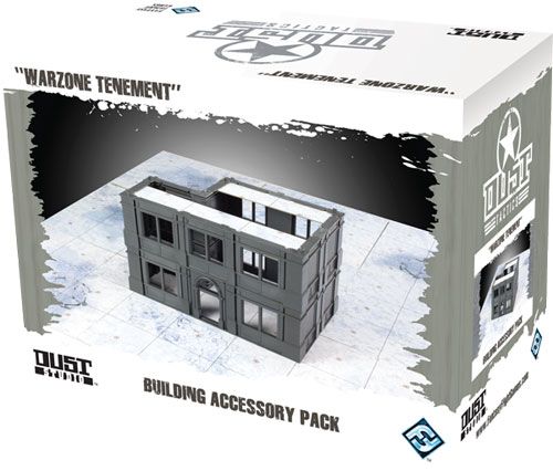 Dust Tactics: Warzone Tenement Building Accessory Pack