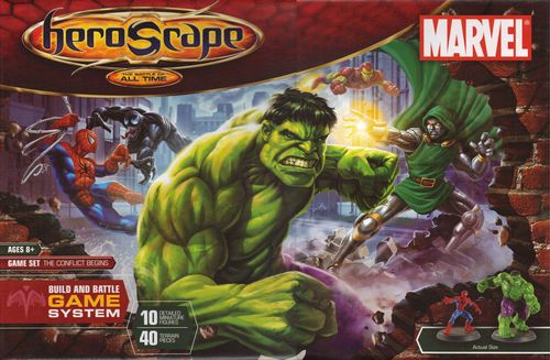 Обложка игры Heroscape Marvel: The Conflict Begins