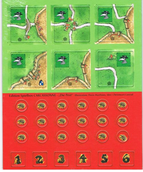 Обложка игры Каркассон. Чума