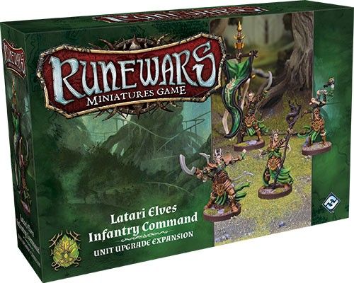 RuneWars: The Miniatures Game - Latari Elves Infantry Command Unit Upgrade Expansion