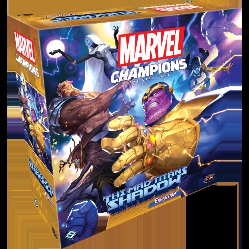 Обложка игры Marvel Champions: The Card Game – The Mad Titan's Shadow Expansion