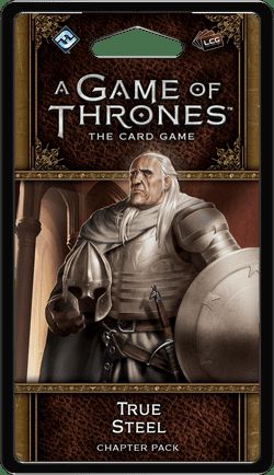 Обложка игры A Game of Thrones: The Card Game Second Edition — True Steel