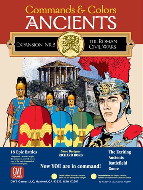 Обложка игры Commands & Colors: Ancients Expansion Pack #3: The Roman Civil Wars