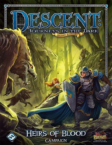 Обложка игры Descent: Journeys in the Dark Second Edition - Heirs of Blood