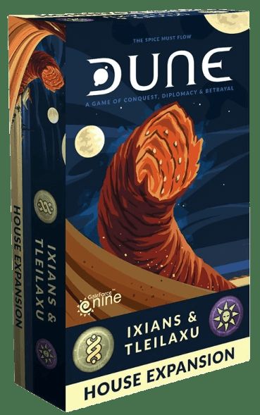 Обложка игры Dune (2019): Ixians & Tleilaxu house expansion
