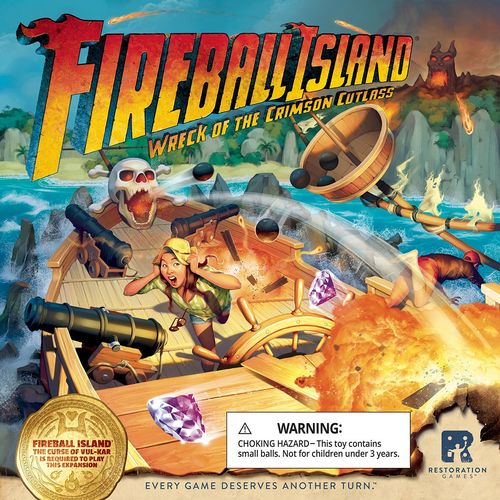 Обложка игры Fireball Island: The Curse of Vul-Kar – Wreck of the Crimson Cutlass