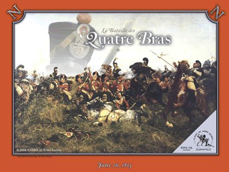 Обложка игры La Bataille des Quatre Bras (2nd ed.)