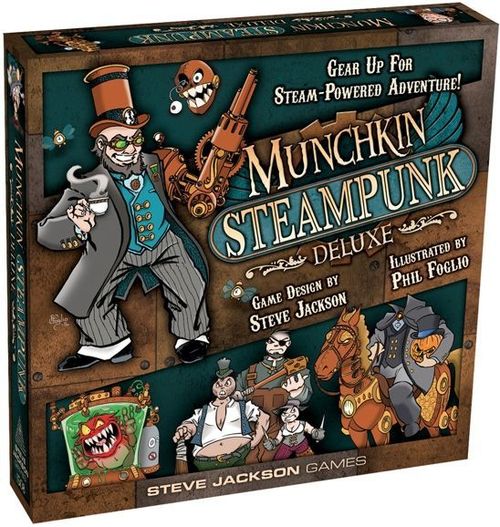 Обложка игры Munchkin Steampunk Deluxe