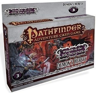 Обложка игры Pathfinder Adventure Card Game: Wrath of the Righteous Adventure Deck 3 – Demon's Heresy