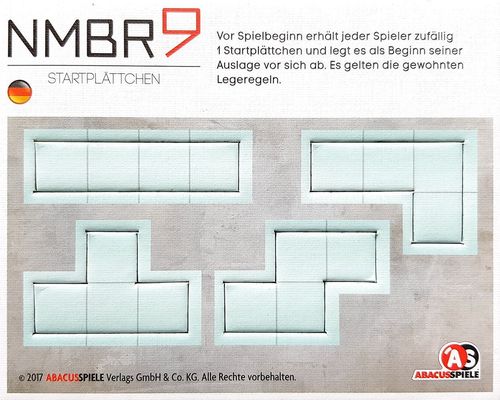 Обложка игры Номер 9: Стартовые тайлы