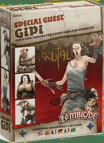 Обложка игры Zombicide: Black Plague Special Guest Box – Gipi