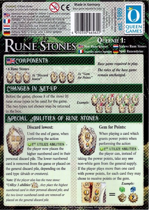 Rune Stones: Queenie 1 – New Rune Stones