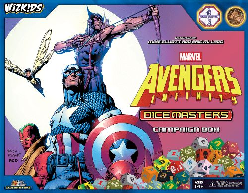 Обложка игры Marvel Dice Masters: Avengers Infinity Campaign Box
