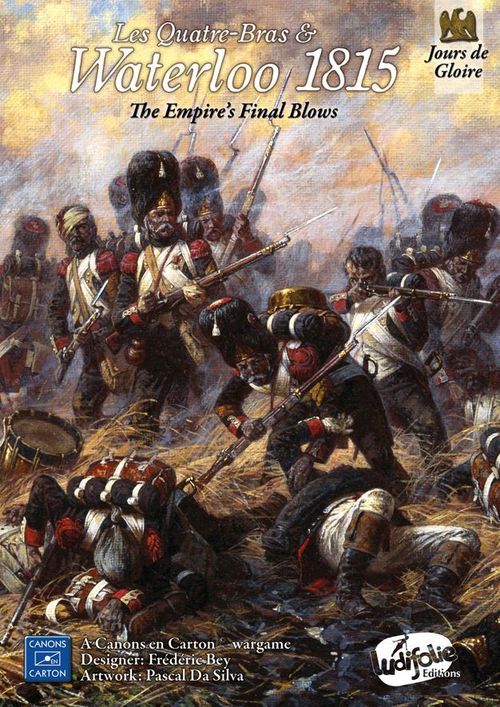 Обложка игры Les Quatre-Bras & Waterloo 1815: The Empire's Final Blows