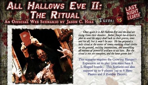 Обложка игры Last Night on Earth: All Hallows Eve II: The Ritual