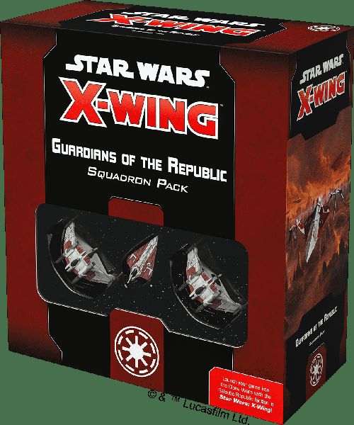 Обложка игры Star Wars: X-Wing Second Edition - Guardians of the Republic Squadron Pack