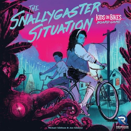 Обложка игры The Snallygaster Situation: Kids on Bikes Board Game