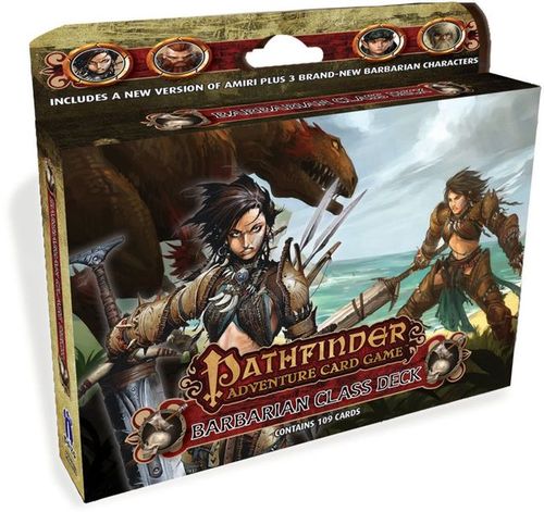 Обложка игры Pathfinder Adventure Card Game: Class Deck – Barbarian
