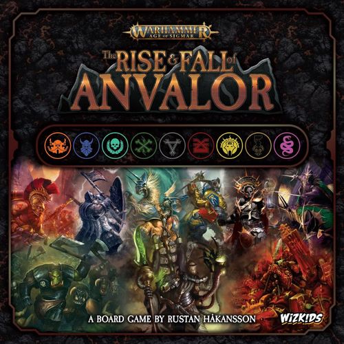 Обложка игры Warhammer Age of Sigmar: The Rise & Fall of Anvalor