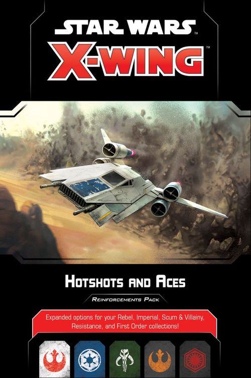 Обложка игры Star Wars: X-Wing Second Edition - Hotshots and Aces Reinforcements Pack