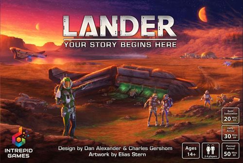 Обложка игры LANDER