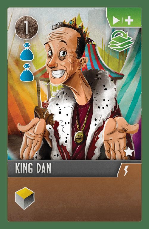 Обложка игры Виконты Западного Королевства. Король Дэн